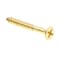 Prime-Line Wood Screw, Flat Head, Phillips Drive No. 14 X 2in Solid Brass 20PK 9036572 - alternate 1